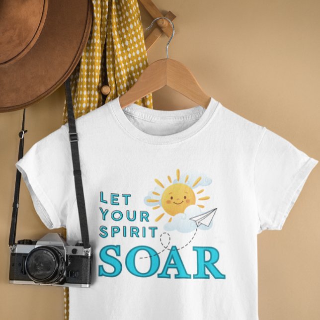 Lass deinen Geist aufsteigen SLIM FIT T-Shirt (Von Creator hochgeladen)