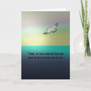 LASS DEINEN GEIST FREI SEAGULL INSPIRATIONSKARTE KARTE