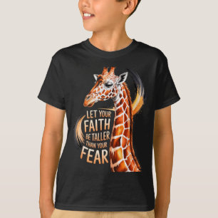 Lass deinen Glauben größer sein als deine Angst Gi T-Shirt