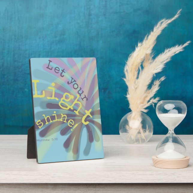 Lass deinen Lichtschacht Fotoplatte (Seite)