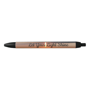 Lass deinen Light Shine Sunset Faith Quote Pen Kugelschreiber