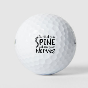 Lass deinen Rücken nicht auf Nerves Chiropraktor. Golfball