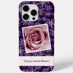 Lass Deinen Träumen Blossom - Lila Muster blush Case-Mate iPhone Hülle