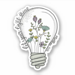 Lass Deiner Vinyl-Aufkleber für den Lichtschacht n Aufkleber