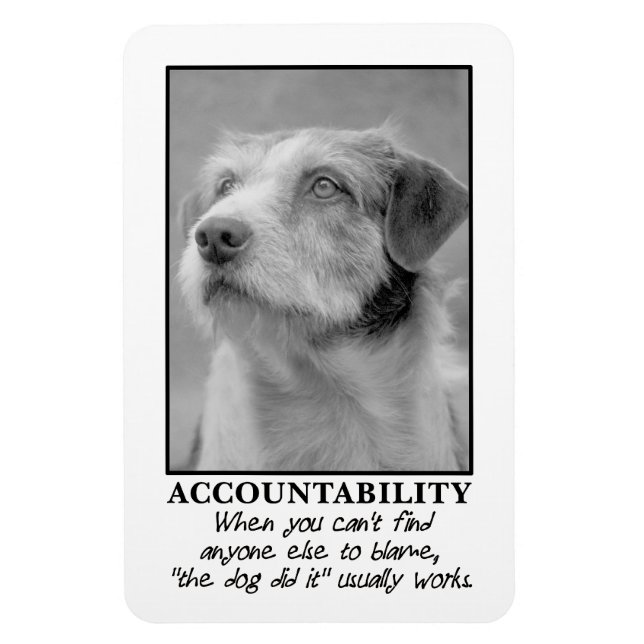 Lass dem Hund die Schuld für deine Furzen Magnet (Vertikal)