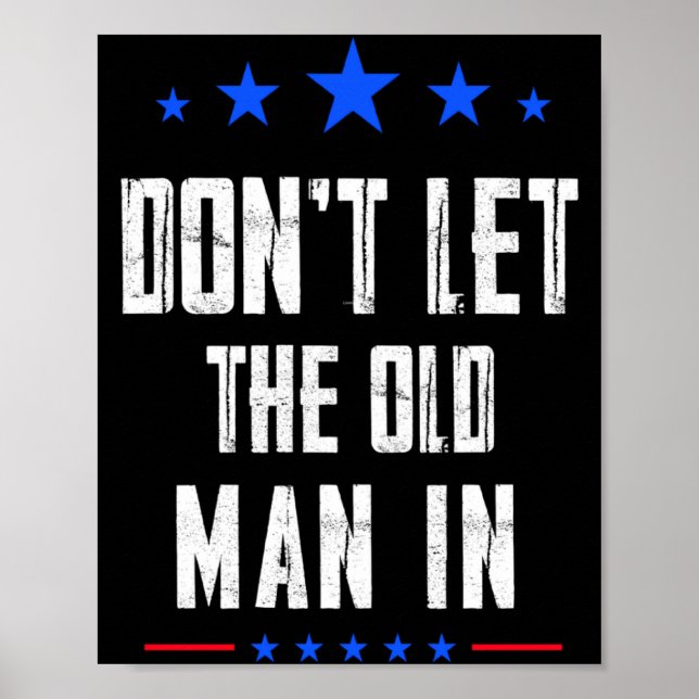 Lass den alten Mann nicht herein _1 Poster (Vorne)
