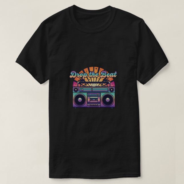 Lass den Beat fallen T-Shirt (Design vorne)