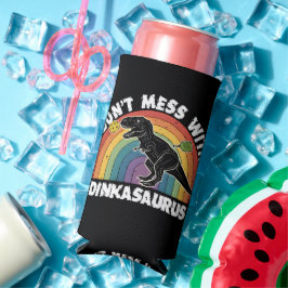 Lass den Dinkasaurus Pickleball in Ruhe Selters Dosenkühler