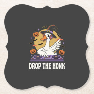 Lass den Hupen Halloween DJ Goose Untersetzer