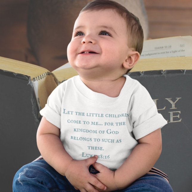 Lass den kleinen Kindern zu mir... Baby Strampler (Von Creator hochgeladen)