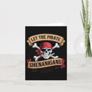 Lass den Piraten-Shenanigans, wie ein Pirat zu red Karte