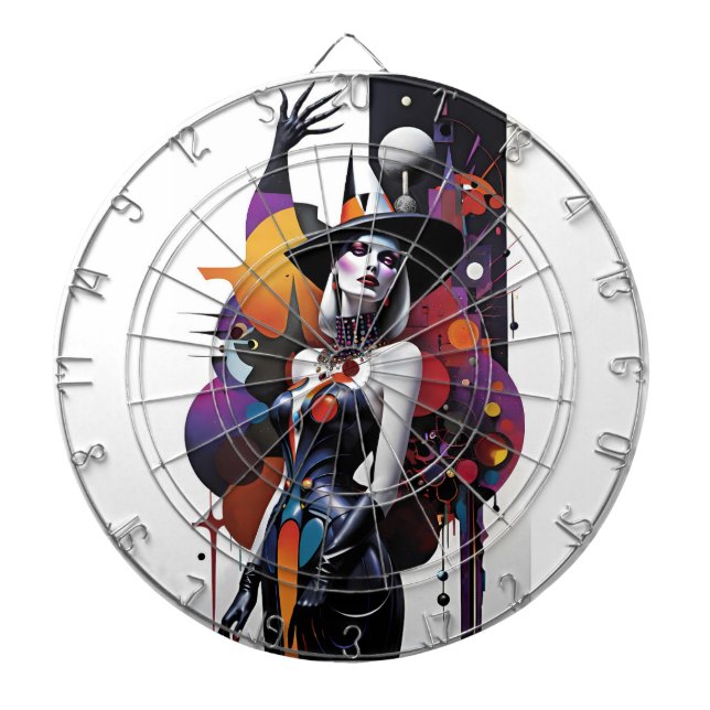 Lass den Power von Witchcraft Compel You - Ken Gag Dartscheibe (vorne)