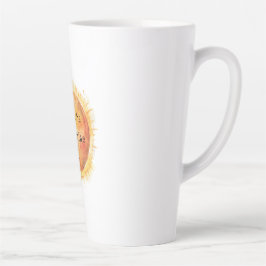 Lass den Sonnenschein herein Sonne Milchtasse