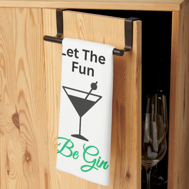 Lass den Spaß machen - Küchenwäsche Handtuch (Drittel gefaltet)