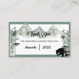 LASS DER ABENTEUER BEGIN BABY SHOWER DANK KARTE
