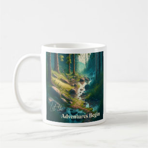 Lass der Abenteuer   CAMPING Kaffeetasse