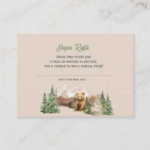 Lass der Adventure Begin Mountain Sage Baby Dusche Begleitkarte