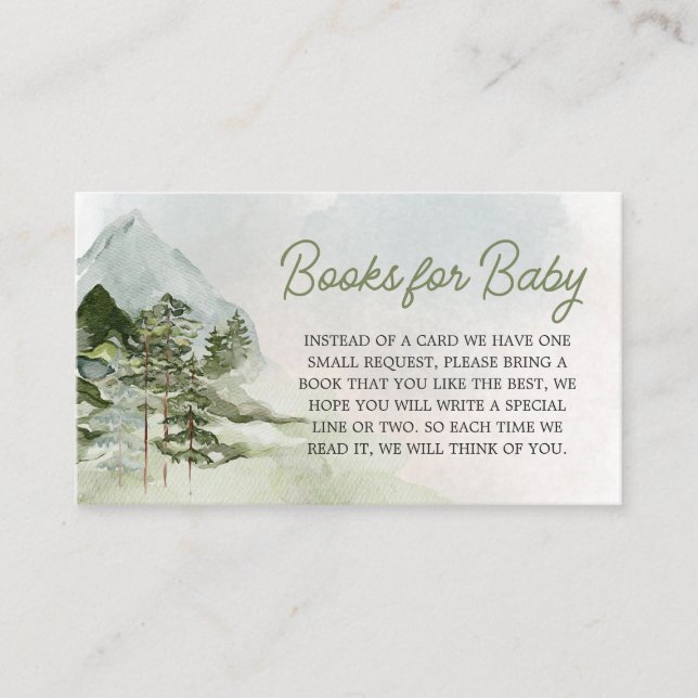 Lass der Adventure Begin Woodland Books for Baby Begleitkarte (Vorderseite)