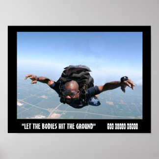 Lass der Körper vor Ort Poster