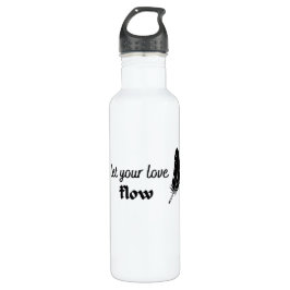 Lass der Liebe Edelstahlflasche