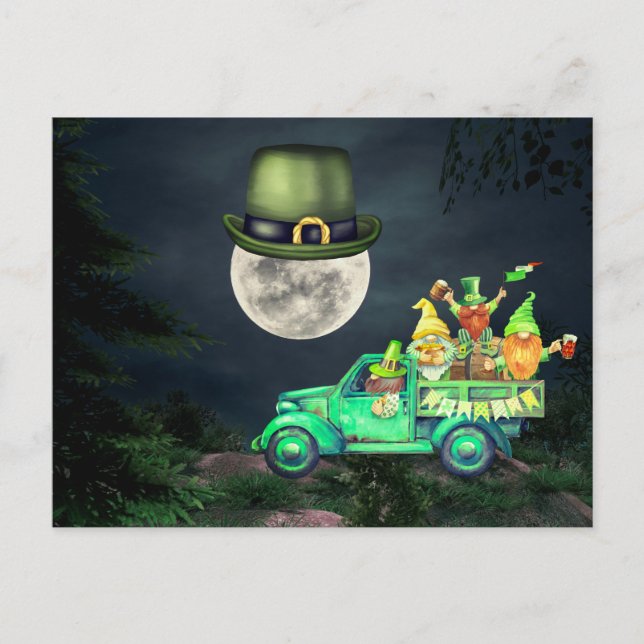 Lass der Shenanigans Begin St. Patrick's Day Postkarte (Vorderseite)