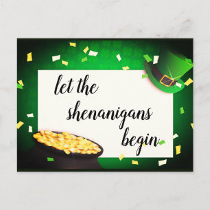 Lass der Shenanigans Begin St Patricks Einladung