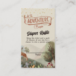 Lass der Tickets für das Abenteuer "Windeln" Begleitkarte