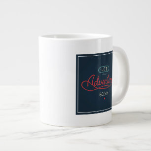 Lass des Abenteuers Jumbo-Tasse