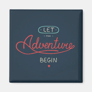 Lass des Abenteuers Magnet