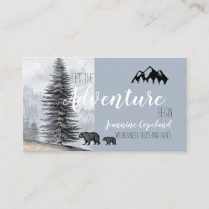 Lass des Adventure Begin Bears Wilderness Guide Visitenkarte