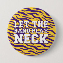 Lass des Band Play Neck LSU Button - Gameday Butto