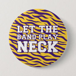 Lass des Band Play Neck LSU Button - Gameday Butto