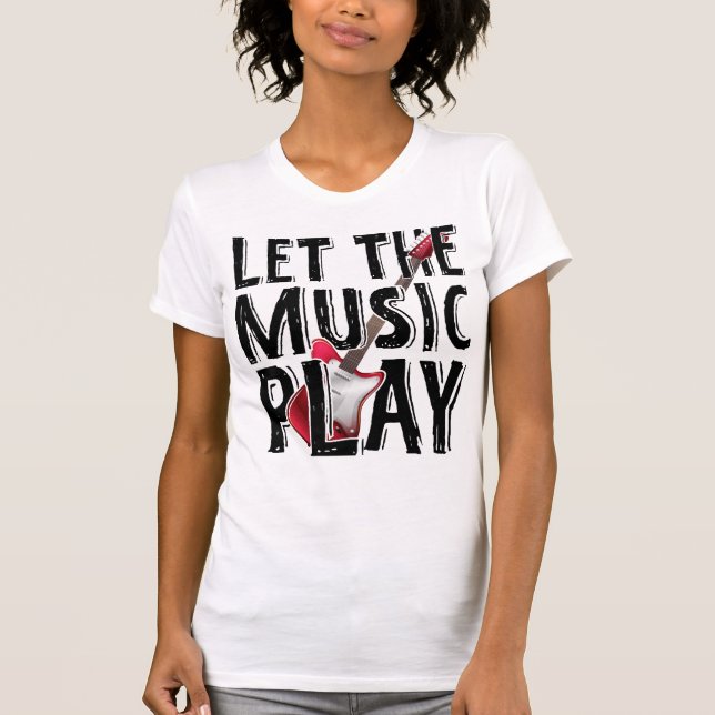 Lass des Musikspiels Electric Guitar T-Shirt (Vorderseite)