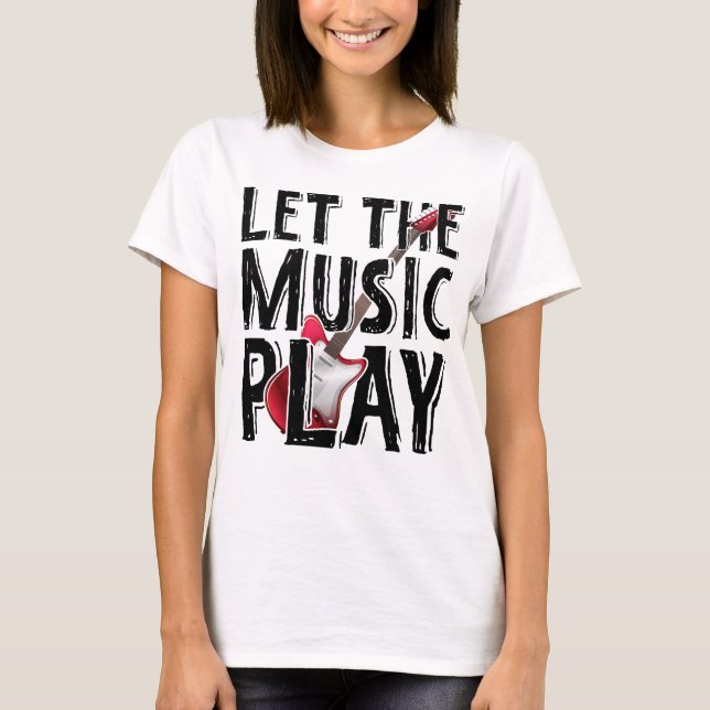 Lass des Musikspiels Electric Guitar T-Shirt (Vorderseite)