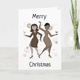 LASS DES PARTY **MERRY CHRISTMAS** FEIERTAGSKARTE