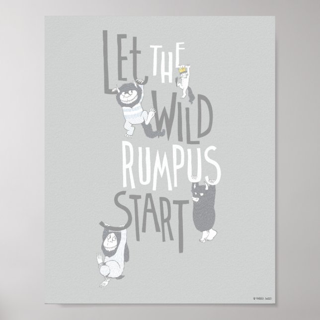 Lass des Wilden Rumpus Start Poster (Vorne)