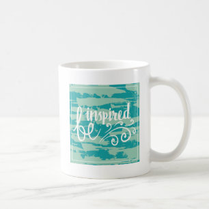 Lass dich inspirieren kaffeetasse