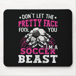 Lass dich nicht von dem hübschen Gesicht täuschen Mousepad