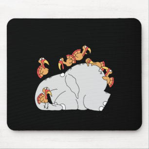 Lass dich nicht von den Truthähnen unterkriegen  Mousepad
