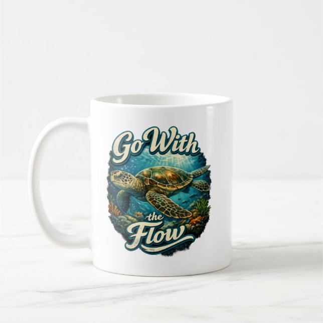 Lass Dich Treiben  Kaffeetasse (Links)