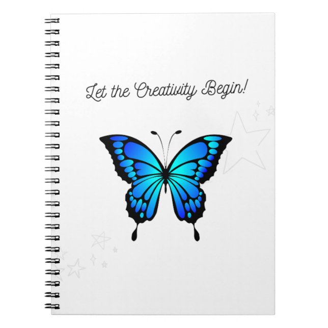 Lass die Kreativität Begin! Notizblock (Vorderseite)