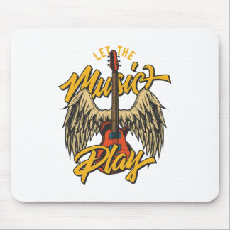 Lass die Musik spielen Mousepad