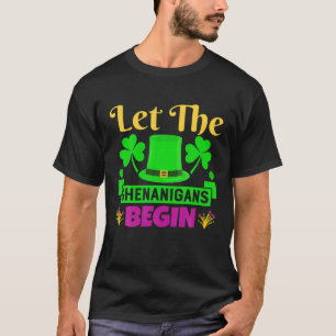 Lass die Shenanigans Begin Patricks Day Kinder Män T-Shirt