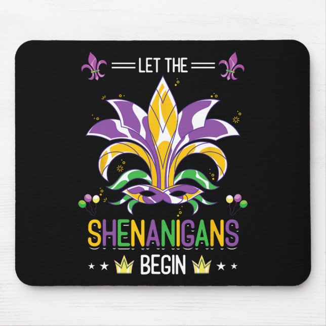 Lass die Shenanigans beginnen Masquerade Kostümges Mousepad (Vorne)