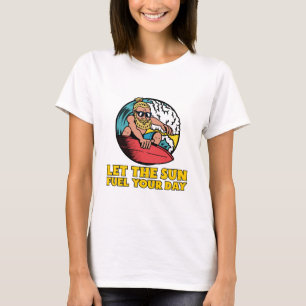 Lass die Sonne deinen Tag mit grüner Energie antre T-Shirt