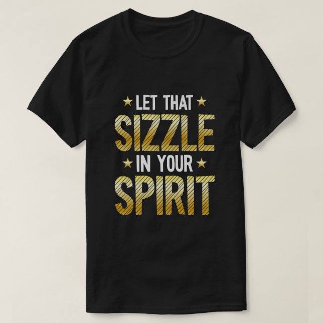 Lass diese Größe in deinem Spirit Black History Mo T-Shirt (Design vorne)