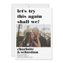 Lass dieses Foto erneut Save the Date