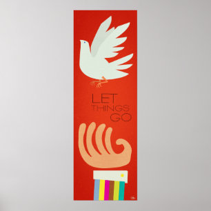 Lass Dinge gehen Poster