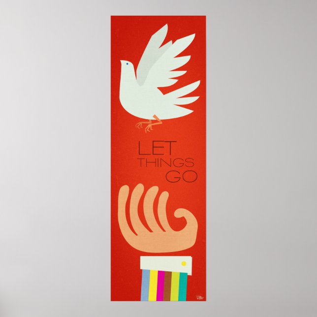 Lass Dinge gehen Poster (Vorne)