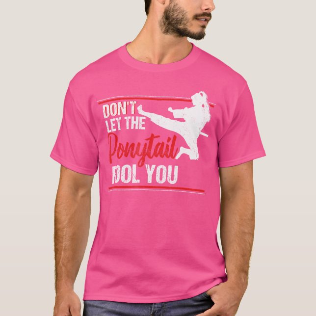 Lass dir das Shirt für Karate nicht mit dem Pferde (Vorderseite)